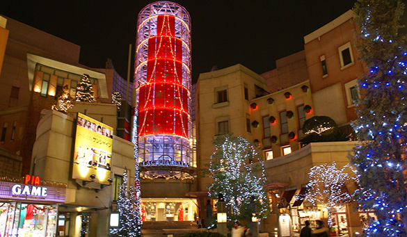 ラ チッタ デッラ　クリスマスディスプレイ