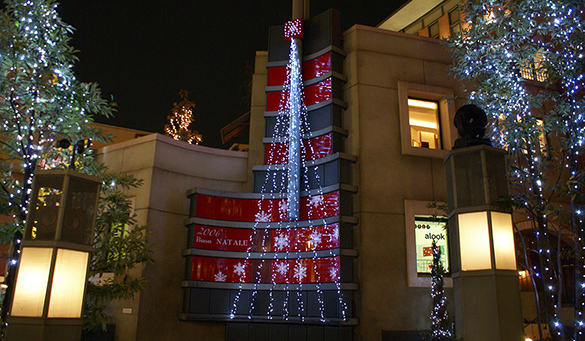 ラ チッタ デッラ　クリスマスディスプレイ